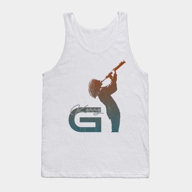 Retro 90s Kenny G Tank Top by GekNdangSugih